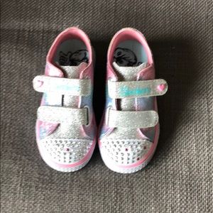 Light up Skechers Twinkle Toes size 8